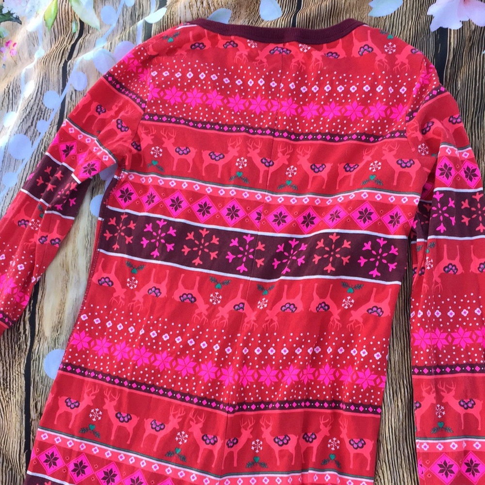 Xhilaration One Piece Red Christmas Pajamas - Picture 5 of 8
